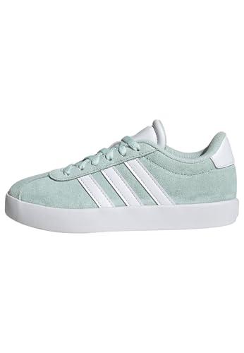 adidas VL Court 3.0 Shoes Kids, Scarpe Unisex - Bambini e Ragazzi, Halo Mint Ftwr White Core Black, 39 1/3 EU