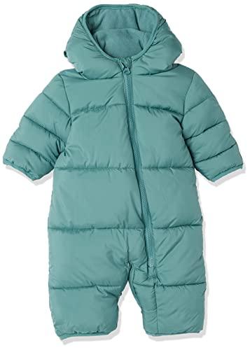 Amazon Essentials Tuta invernale unisex per bambini, impermeabile, con bandierine, verde salvia scuro, 18 mesi