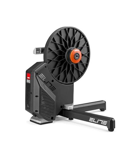 Elite Rivo Smart Trainer Zwift Ready - Rullo Bici a Trasmissione Diretta con Cambio Virtuale, Precisione Potenza ±2.5%, WiFi + Bluetooth, Funzionamento Silenzioso, Compatto Pieghevole, Cog & Click Inc