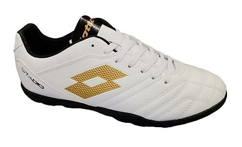 Lotto Stadio 705 TF Calcetto Bianco all White/Light Platino 6WX