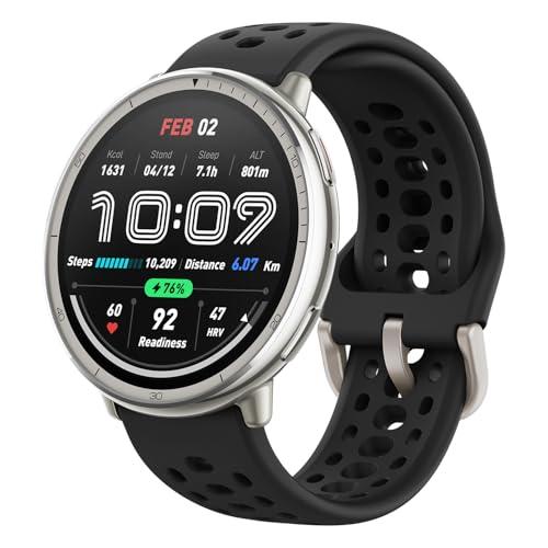 AMAZFIT Active 2 Smart Watch 44 mm, mappe GPS con direzione, fitness tracker, batteria 10 giorni, monitoraggio del sonno, oltre 160 modalità sport, resistente all'acqua, per Android e Apple iPhone,