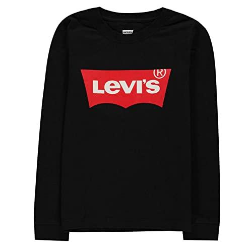 Levi's Lvb L/S Batwing Tee, Maglia a maniche lunghe Bambini e ragazzi, Nero (Black), 16 anni