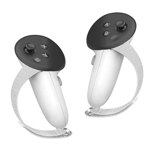 Maecker vr Cinghie per Controller Antiscivolo con Cinghie Regolabili Sulle Nocche per Quest 3S per Quest 3 Copertura delle Impugnature del Controller per gli Quest 3S/3 Accessori