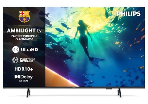 Philips Ambilight 55PUS8010 4K LED Smart TV - Display 55’’ con piattaforma Titan OS, Pixel Precise Ultra HD e Dolby Atmos Sound - Funziona con Alexa e Google Voice Assistant