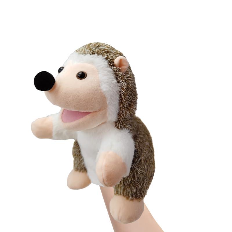 LOMTRATS 2024 Marionette a Mano con Animali per Bambini,Il Bambino Include Lupo Leone ecc.Bocche Aperte Mobili,Perfette per Raccontare storie,Insegnare,Scuola Materna,Regali di Compleanno