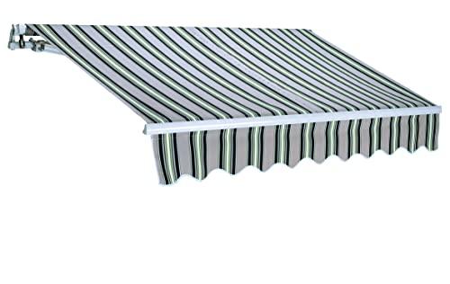 Linea Garden Friend TENDA DA SOLE BARRA QUADRA 300X200 CM RIGA VERDE