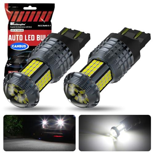 KaiDengZhe 7440 7443 LED Lampadine, Aggiornamento T20 LED Bianco CANBUS Senza Errori Anti Hyper Flash 7444 T20 W21W W21/5W LED Lampadina con Proiettore Sostituzione per Luce Freno Luce di Retromarcia