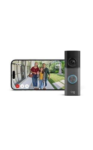 Videocitofono Pro cablato (Ring Wired Video Doorbell Pro, ultimo modello) Installazione cablata, Campanello con videocamera, Retinal 4K, Zoom10x, Prova gratuita di 30 giorni piano d'abbonamento Ring