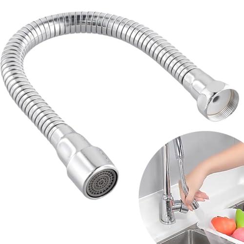 SkyJoy®Prolunga per rubinetto 30 cm. in acciaio inox 304.Orientamento fisso.Comoda per lavare i denti, il viso e i capelli e per raccogliere l'acqua. (30cm)