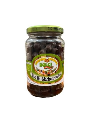 Dolci Nazzareno Olive Nere Bio Marinate Italiane 215 gr peso netto