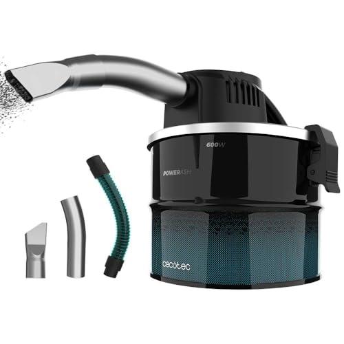 Cecotec Aspiratore per Cenere Compatto da 4L Conga Ash 1000 Home. Potenza 600W, Ultraleggero, Potenza di Aspirazione 13 KPa, Tubo Rivestito in Metallo, Maniglia per il Trasporto, Cavo da 3,5 m