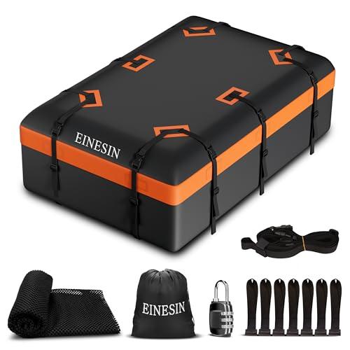 Box da Tetto Auto - Borsa da Tetto Impermeabile Portapacchi Pieghevole con Tappetino Antiscivolo Gancio Porta e Cinghie di Rinforzo, Box Tetto Auto per Auto con/senza Portapacchi (130x110x42cm)
