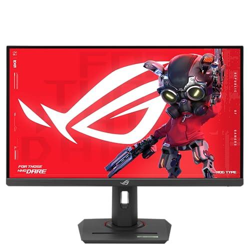 ASUS ROG Strix XG27UCG Dual mode Monitor Gaming da 27” pollici 3840x2160 4K 160Hz / FHD 320Hz, Tempo di Risposta 1ms, Fast IPS Extreme Low Motion Blur Sync, USB Type-C, G-Sync, HDR, Aura Sync, Nero