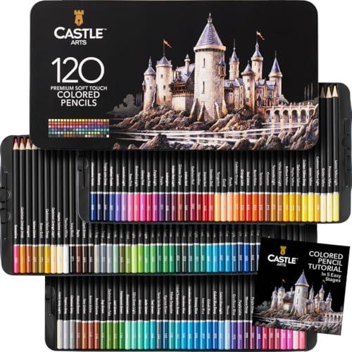 Castle Art Supplies Set di 120 matite colorate