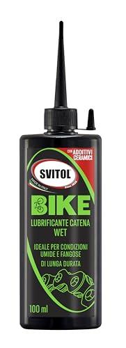 SVITOL Lubrificante Catena Wet, Speciale Giro d'Italia, Lubrificazione Duratura, Proprietà Anti Usura, Ideale per E-Bike, 100 ml