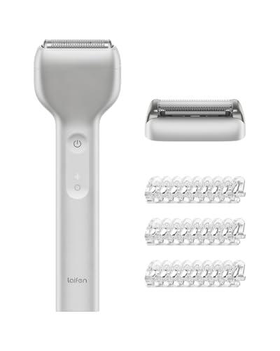 Laifen T1 Pro Rasoio Elettrico, Regolabarba Uomo con Motori ad Alta Velocità Proprietari, 12.000 tagli/min, 3 Trimmer per peli lunghi, Durata della Batteria di 120 Minuti, Impermeabilità IPX7