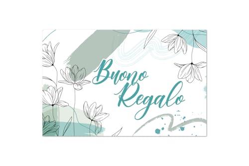 20 Buoni Regalo ECOLOGICI da compilare a mano, utilizzabili come Gift Card, Coupon, Voucher personalizzabile a mano, biglietto Offerta, Biglietti Omaggio per Negozi formato business card 8,5x5,5cm