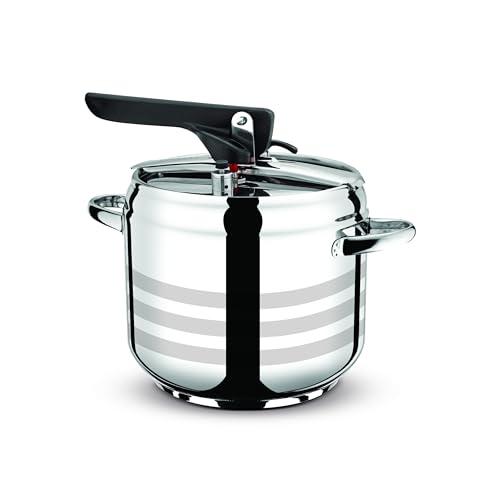 BERGNER Swiss Home Zurich - Pentola a pressione 5 litri, acciaio inossidabile