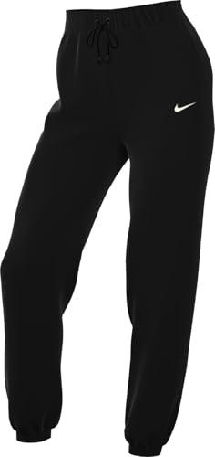 Nike Pantaloni W NSW Phnx FLC HR OS Pant 2, Black/Sail, FZ5996-010, S