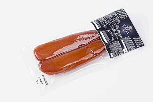 Bottarga di muggine premiata, prodotta in Sardegna - Stefano Rocca Golden Sea. Superfood del Mediterraneo. Uova di muggine lavorate in Sardegna. 80 - 100 gr