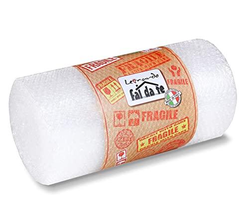 Leonardo Fai Da Te Pluriball a bolle d'aria di alta qualita 10 m x 50 cm , ideale come pellicola di imballaggio per porcellana e oggetti fragili, pellicola per la spedizione - 1 PEZZO