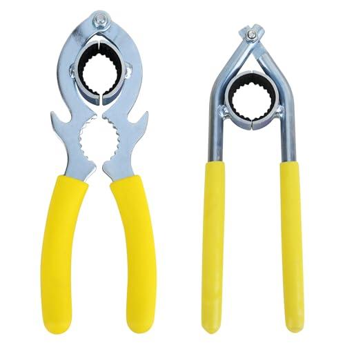 XCRPRT Chiave Rompigetto, 2 Pezzi Chiave per Filtro Rubinetto, Aeratore Rubinetto chiaves Universale, Materiale Metallico chiave Filtri rubinetti, Chiavi di Installazione Aeratore per rubinetti