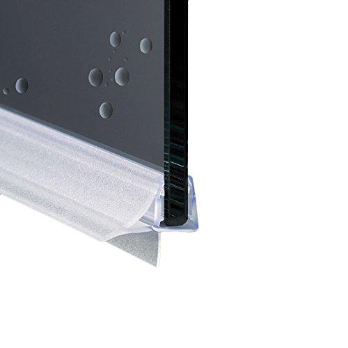 Ricambi & Box Doccia Guarnizione Box Doccia con Gocciolatoio per Vetro 6–8 mm, 100 cm, PVC Trasparente, EC-10-604-100
