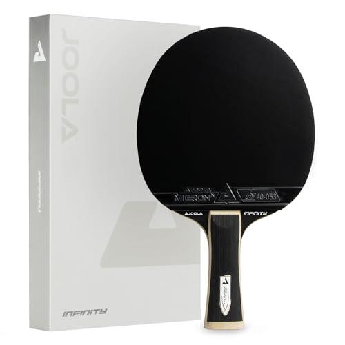 JOOLA Racchetta da ping pong White Infinity Z – Racchetta professionale con condimenti Micron X e scatola magnetica