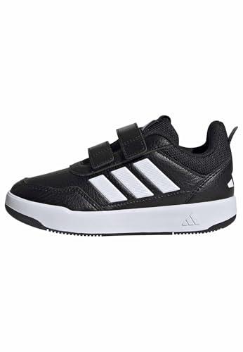 adidas Unisex - Bambini e Ragazzi TENSAUR Sport 3.0 Hook And Loop Shoes Kids, Core Black/Ftwr White/Core Black, 32 EU