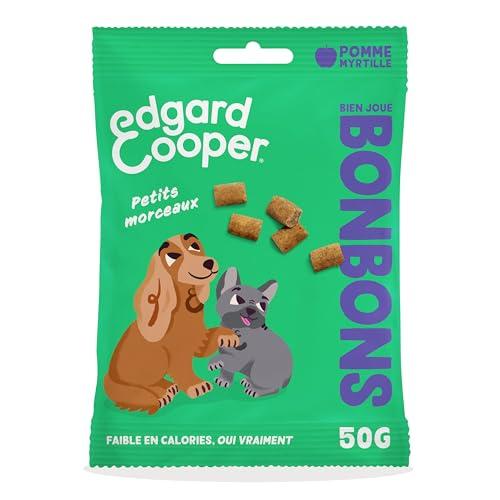 Edgard & Cooper Dolcetti per cani piccoli dolci naturali per cani adulti senza cerali, confezione da 1 x 50 g, mela e mirtilli
