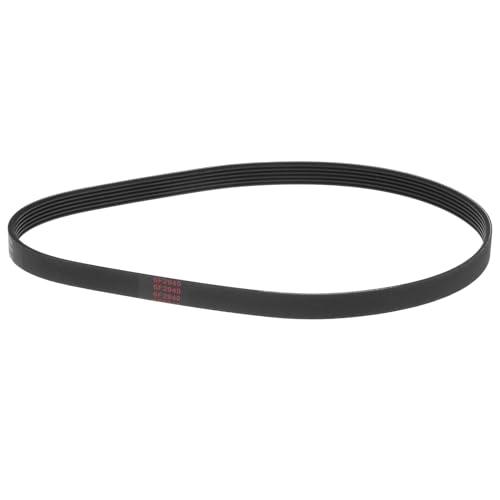 QUARKZMAN 250J6 Cinghia Poly-V in Gomma Nitrilica, 6 Coste Cintura a Coste PJ, 635mm Lunghezza x 14mm Larghezza x 3,5mm Spessore, Cinghia di Trasmissione Industriale