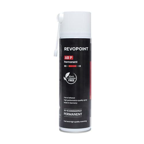 Revopoint Spray di Scansione 3D per Scanner 3D, per Superfici Riflettenti, Trasparenti, Nere o Altamente Strutturate, Semipermanente Fino a Essere Strofinato, 500 ml, AB-P