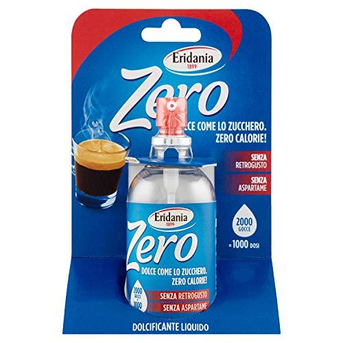 Eridania - Eridania Zero, Dolcificante Liquido da 100ml, Comodo Formato Spray da Utilizzare a Casa, 1000 Dosi, 2 Gocce Equivalgono ad 1 Dose, Formato piu Grande e di Rapido Utilizzo