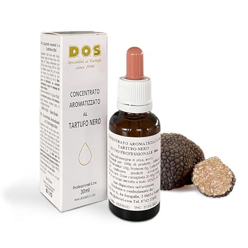 Concentrato aromatizzato al Tartufo Nero 30 ml Extra forte ad uso Professionale - Concentrato al Tartufo - Olio Extravergine di Oliva - D.O.S. Specialità al Tartufo since 1940