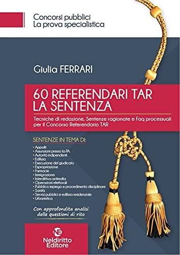 60 referendari TAR. La sentenza