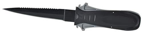 SEAC Sharp Coltello di Sicurezza per Pesca Subacquea, Coating Protettivo Unisex Adulto Nero 9 cm