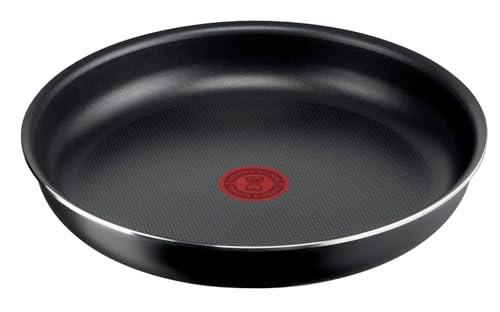 Lagostina Ingenio Essential Plus Pan 22 cm, padella antiaderente in alluminio per gas e forno, con indicatore di cottura a segnale termico, utilizzabile con manico rimovibile (non a induzione)