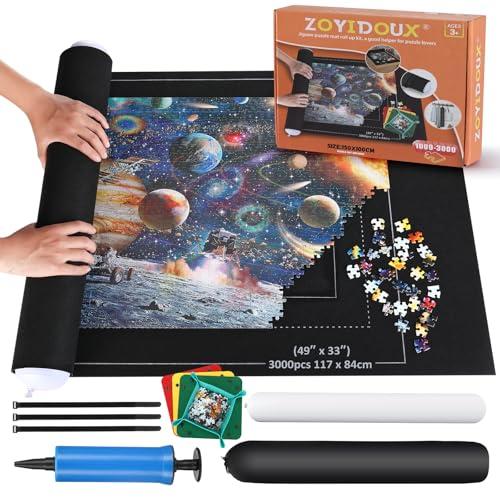 Tappeto puzzle 3000 Pezzi Rotolo di Puzzle,Puzzle Roll Set,Coperte Puzzle,Tappetino Puzzle,Risparmio Puzzle,Puzzle Roller,Puzzle Portatile Tappetino,Puzzle Tappetino