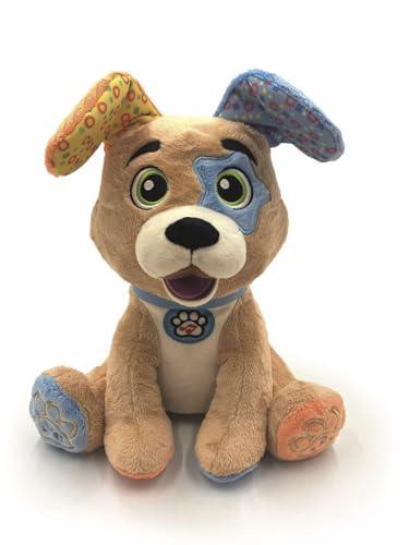 Clementoni Baby - Timmy Parla Gioca Canta, Peluche Interattivo Parlante in Italiano per Bambini di 12+ Mesi, Stimola lo Sviluppo Sensoriale e Cognitivo, Lingua Italiana, 17583