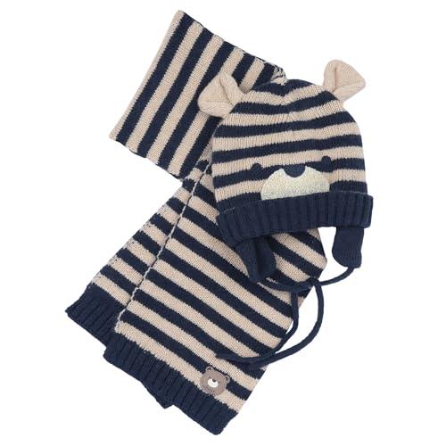 Chicco, Set Cappello e Sciarpa Bambino e Bambina, in Caldo e Morbido Tessuto, Cappello con PON PON e Paraorecchie, Abbigliamento Bambino e Bambina, Designed in Italy