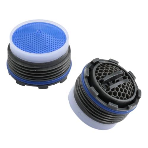 Aeratore rubinetti 8 l, M18,5 compatibili con IKEA miscelatore ÄLMAREN, YTTRAN, GLYPEN ricambio rompigetto con limitatore di flusso (2 pezzi)