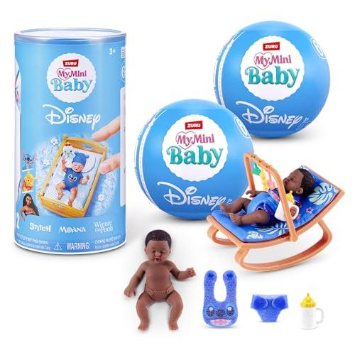 My Mini Baby Disney Series 1 2 Pack by ZURU – Capsule misteriose di bambole Disney collezionabili con accessori, giocattolo realistico in miniatura per bambine dai 3 anni in su