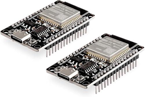 Diymore 2PCS per ESP32 Tipo C Scheda di Sviluppo,Electronic Expansion Sector,per ESP32 Module CH340C Chip, 2,4 GHz WLAN WiFi Bluetooth Module