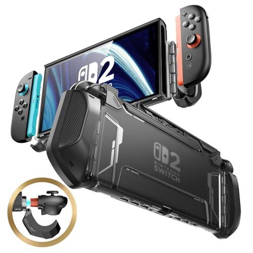 Mumba Cover per Nintendo Switch 2 2025 Compatibile con la Base, [Serie Blade] Custodia Protettiva con Impugnatura in TPU, Accessori Compatibili con Switch 2 (Nero)