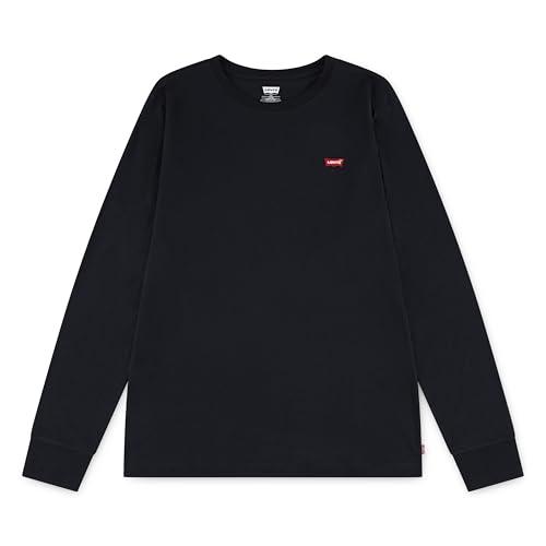 Levi's Lvb L/S Batwing Chesthit Tee, Maglietta Bambini e ragazzi, Nero (Black), 10 anni