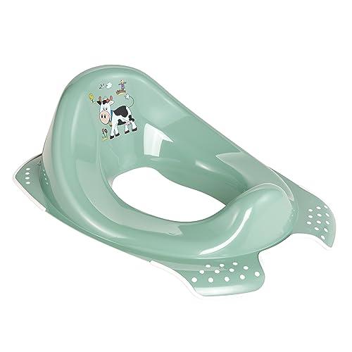 keeeper Seggiolino Riduttore per WC, Funny Farm, Da 18 Mesi a 4 Anni circa, Funzione Antiscivolo, Ewa, Nordic Green (Verde)