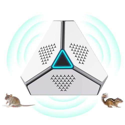 Repellente per Topi,Repellente per roditori a conversione di frequenza ultrasonica Intelligente,Repellente portatile per roditori a ultrasuoni,Adatto per Topi,donnola gialla,Raccoon, Roditori