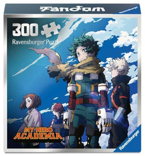 Ravensburger - Puzzle My Hero Academia per Adulti, 300 Pezzi, Idea Regalo per Lei o Lui, 27x39 cm