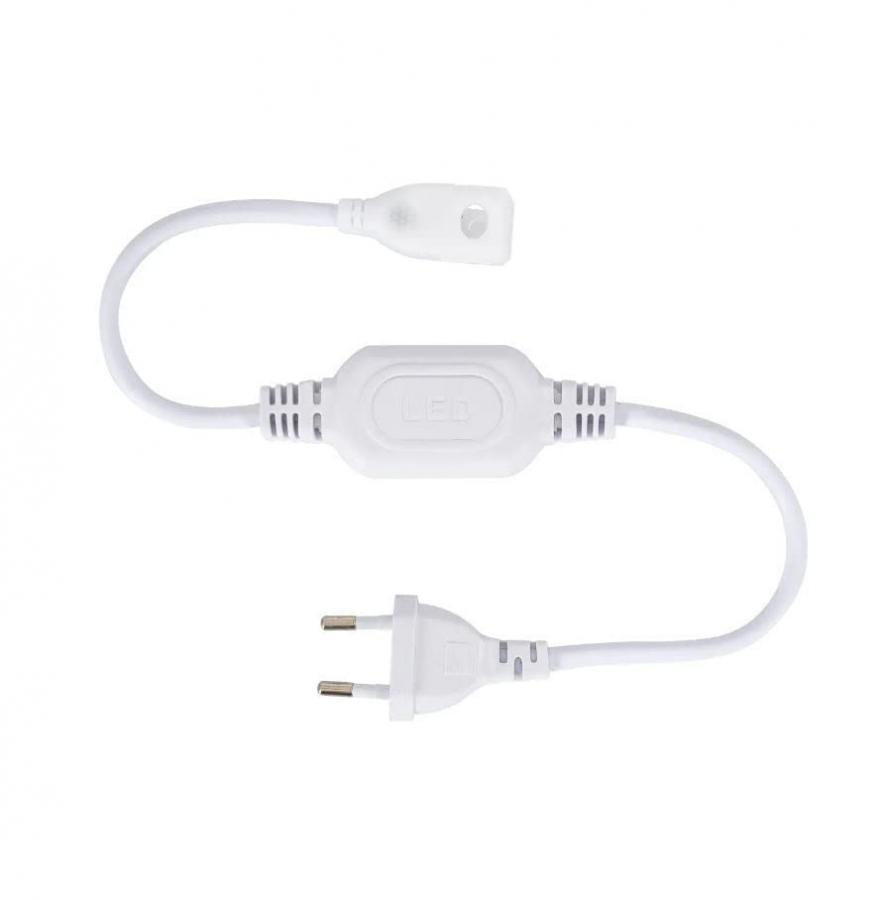puntoluceled Spina Stabilizzatore per Striscia LED Tripla Siliconata IP65 - Accessorio alimentazione per bobina da esterno