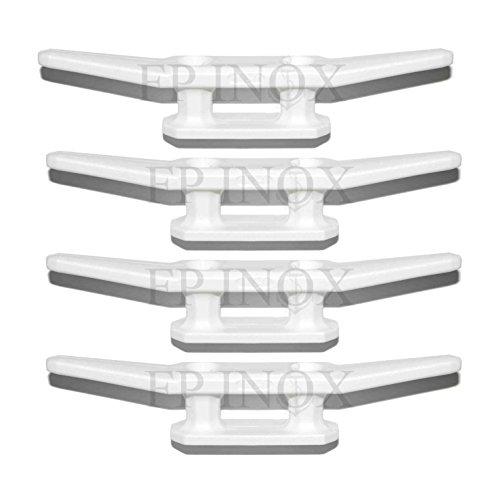 FP INOX Bitta Nylon Bianco (Set di 4) Lunghezza 110 mm